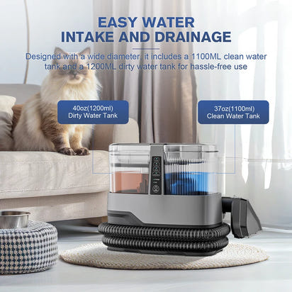 OMESER 1800W 17KPa Steam Carpet Cleaner Machine 13 IN 1 Multi-purpose Portable Dry Wet Cleaning Product for Car Seat Home Sofa