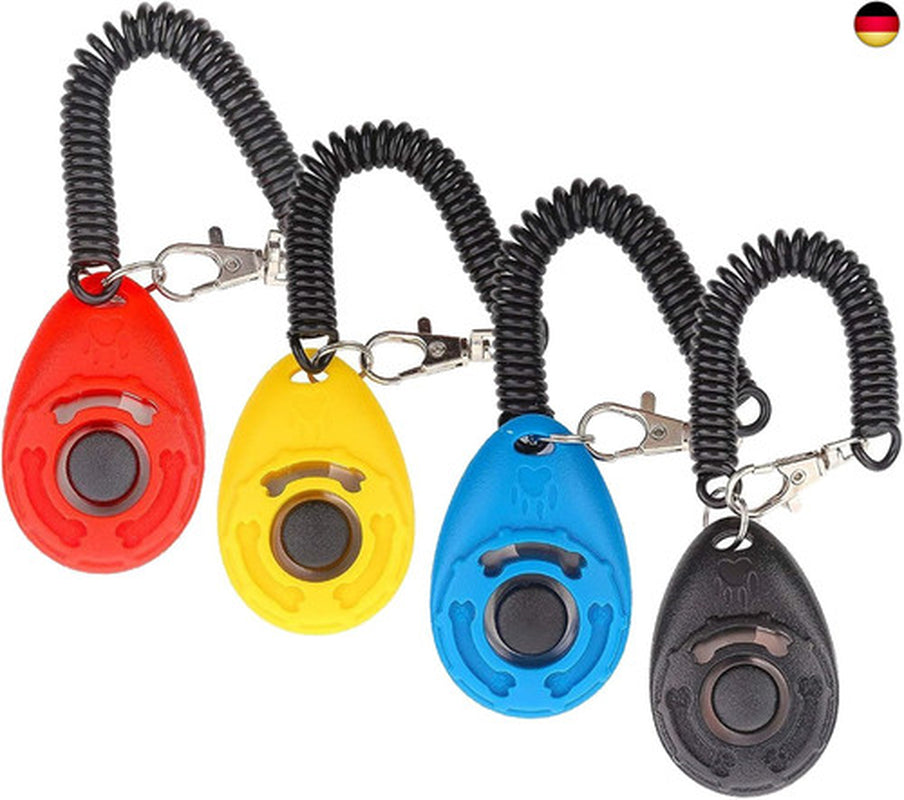 Diyife Hunde Clicker, 4 Stück Trainings-Clic